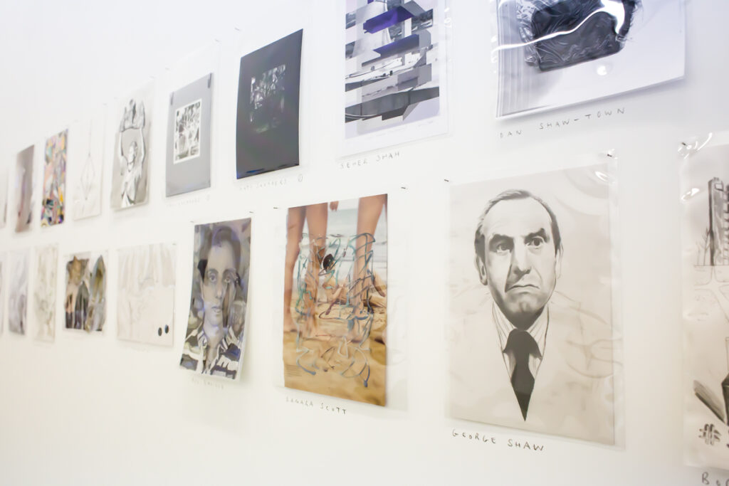 installation image of Drawing Biennial 2013