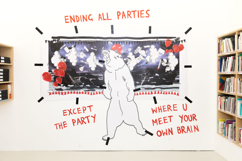 ENDING ALL PARTIES / EXCEPT THE PARTY / WHERE U MEET YOUR OWN BRAIN, 2017
