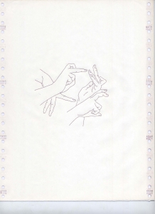 detail shot of - Conversational Drawings 1, 2007