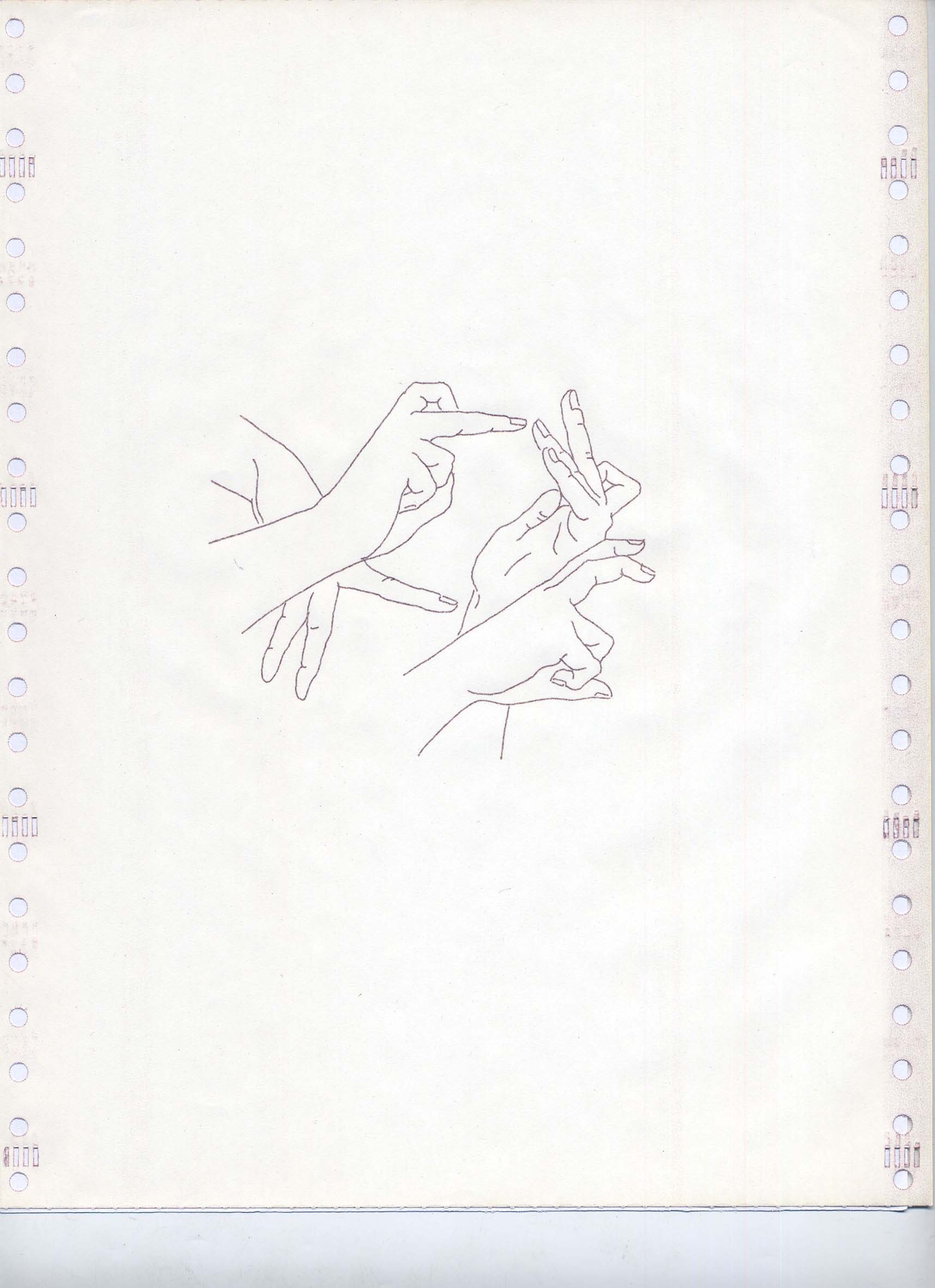 detail shot of - Conversational Drawings 1, 2007