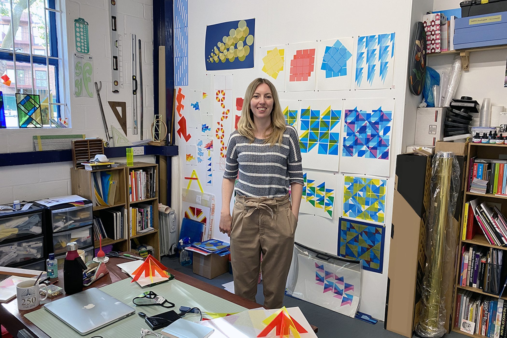 Fiona Grady in her studio
