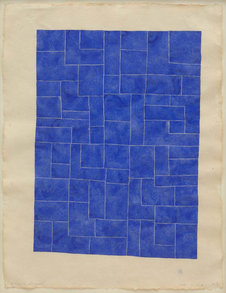 Untitled (Blue) 14.10.95, 1995