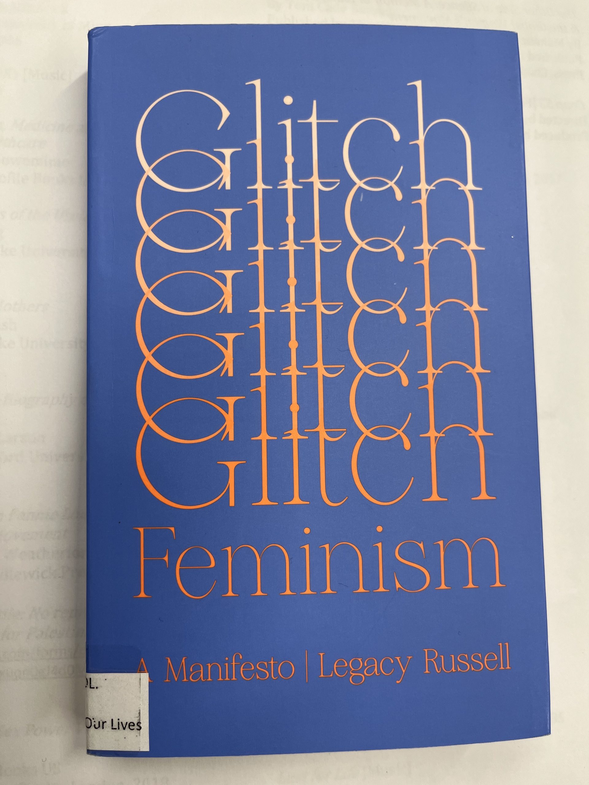 Image of book: Glitch Feminism