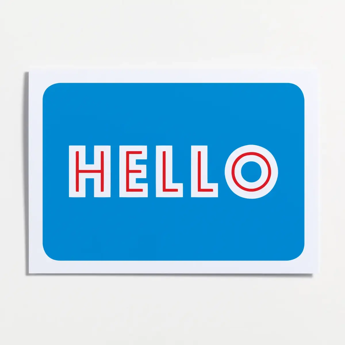 Crispin Finn Hello Greeting Card