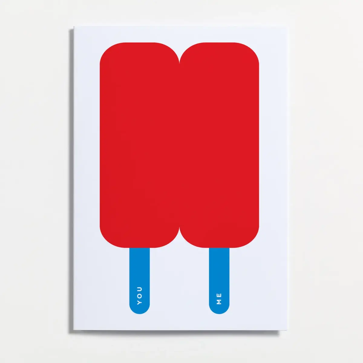 Crispin Finn You Me Popsicle Greeting Card