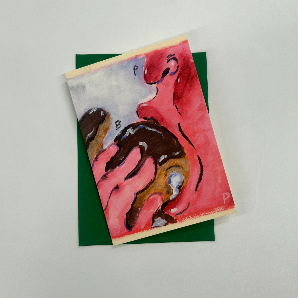 Olivia Sterling 'Toad in the Hole' A6 Greeting Card