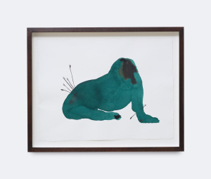 A framed artwork by Emii Alrai.