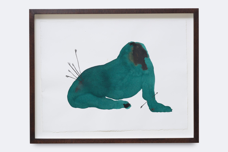 A framed artwork by Emii Alrai.