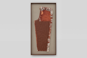 An image of a framed artwork by Tanoa Sasraku