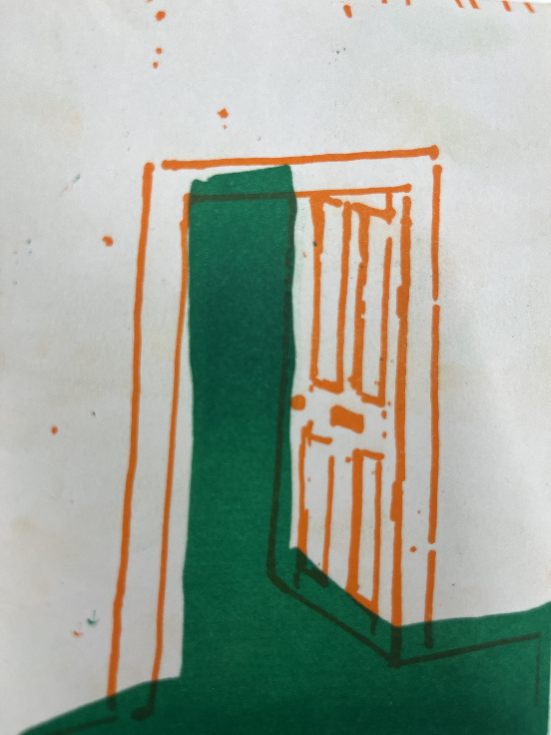 Cover image of a RISO zine, created by Steve Russell, 2026